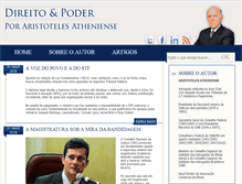 Tablet Screenshot of direitoepoder.com.br